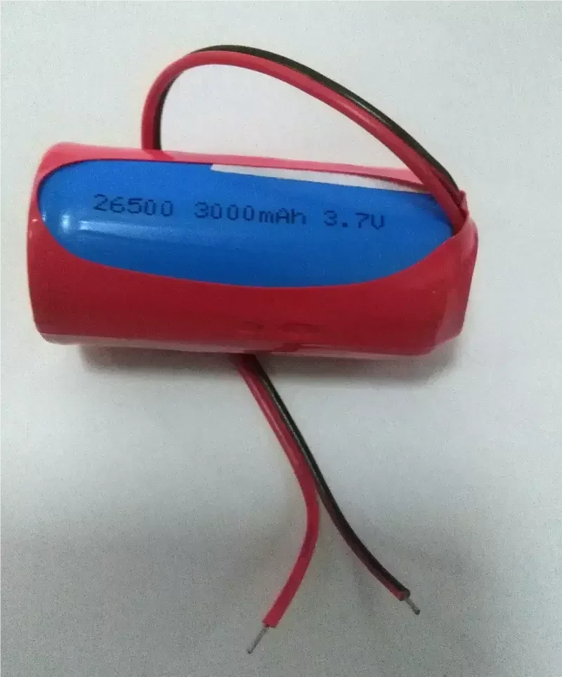 2 sztuk/partia 3.7V 26500 akumulator litowo-jonowy ICR26500 ogniwo litowo-jonowe Baterias 3000MAH do latarki elektryczna golarka