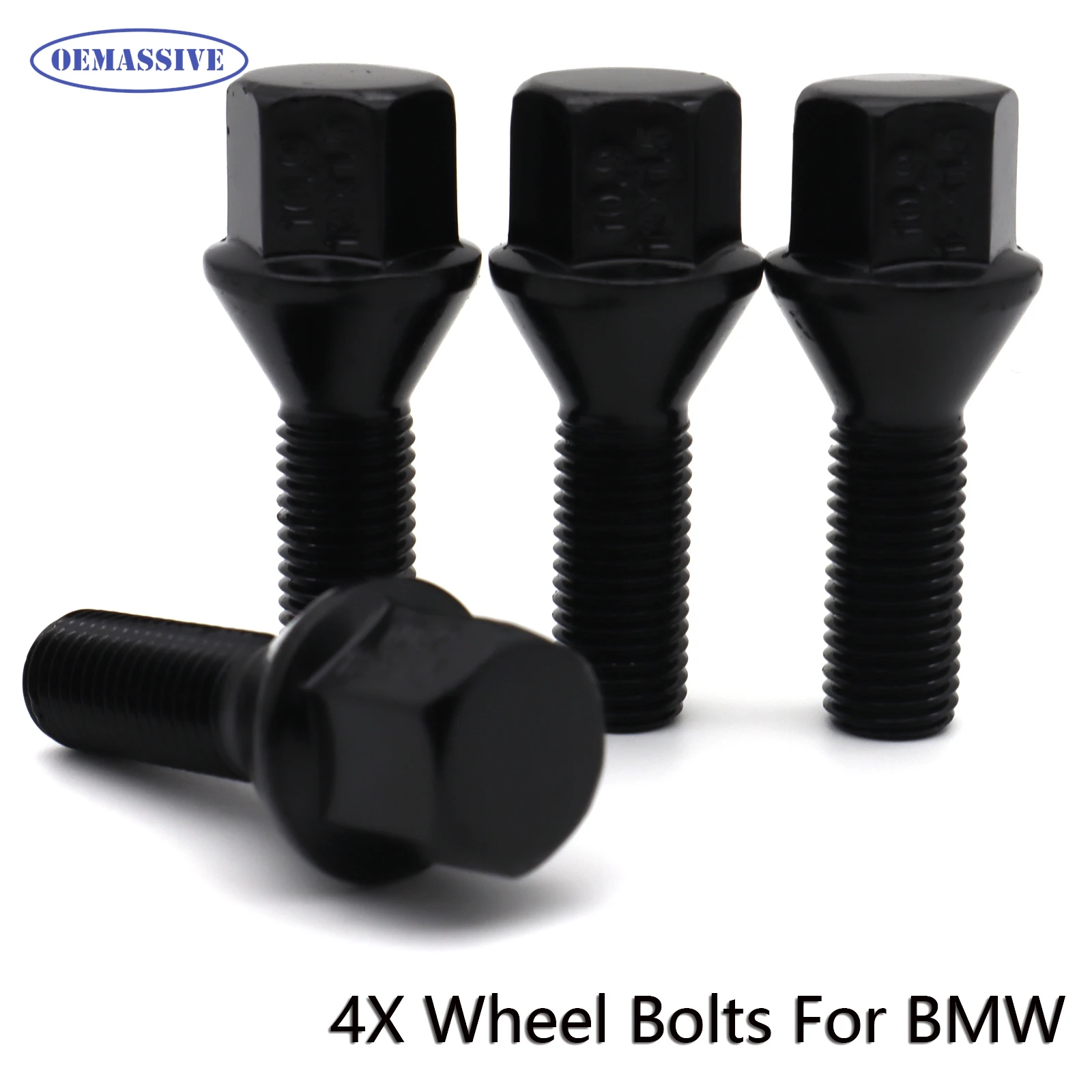 4x Alloy Wheel Lug Bolts Nuts M12x1.5 26mm For BMW 1 3 5 7 Series E81 E87 E46 E90 E93 E60 E61 E53 Z4 Z8 E89 E52 Mini R52 R55 R57