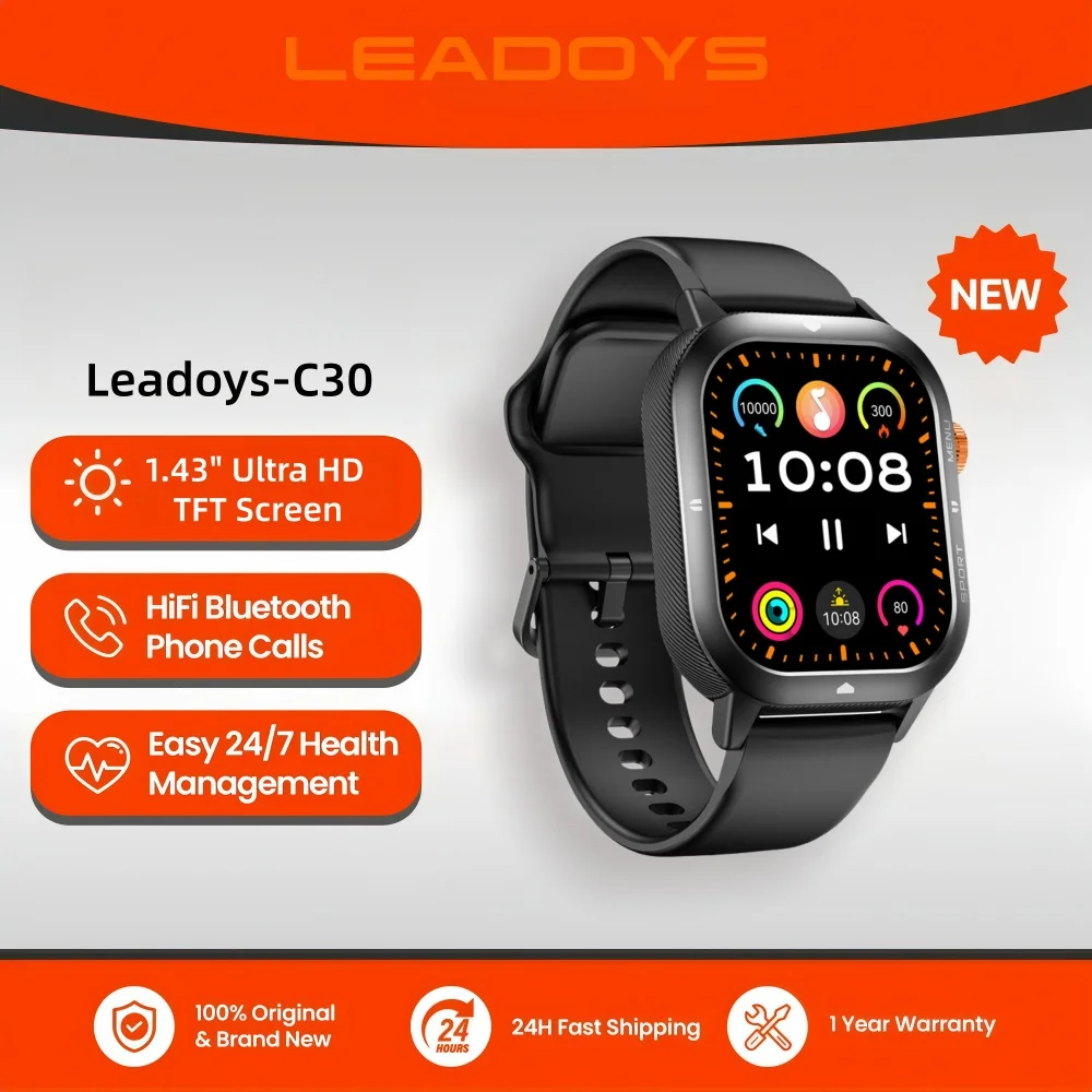 محور الإخطارات الذكية: تنبيهات LEADOYS C30 لـ WhatsApp، Instagram، SMS والمزيد