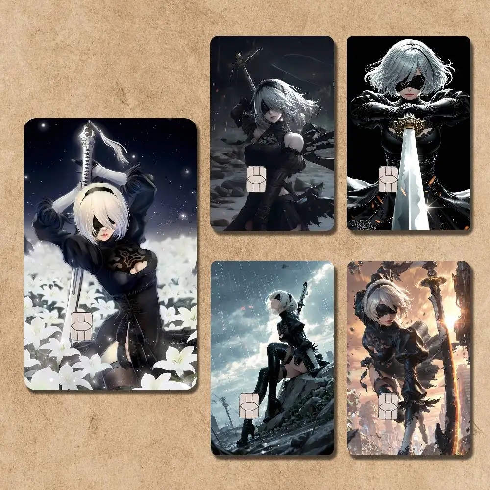 

Game Nier A-Automata 2B Credit Debit Bus campus Access Card Cool Decoration Waterproof Scratch Resistant Stickers