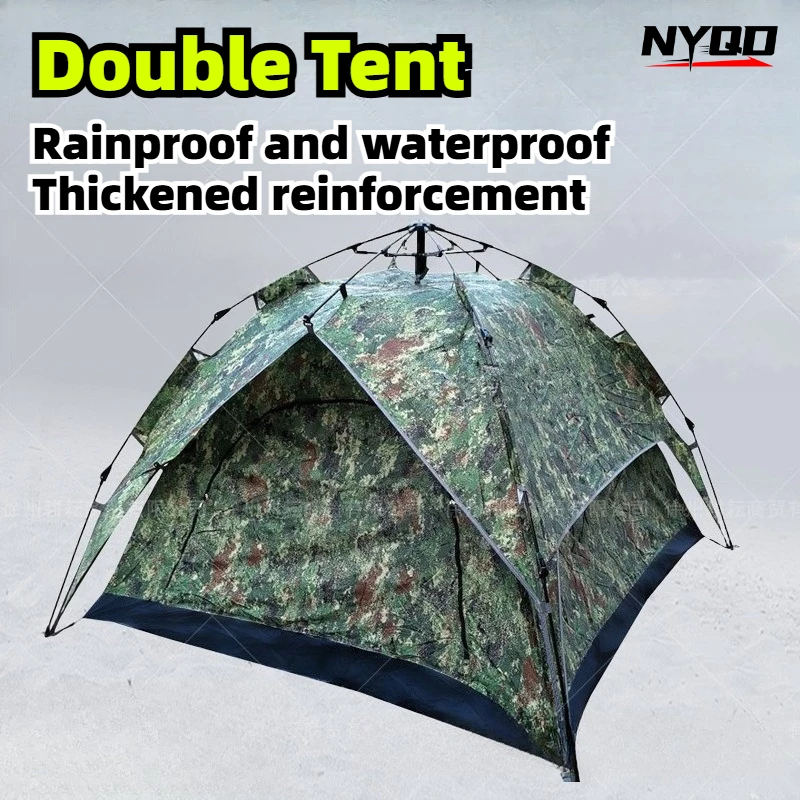 

2 Person Automatic Pop Up Tent 200x200x140cm for Outdoor Training Camping Hiking