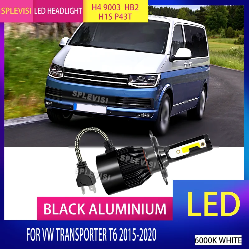 

Вентилятор охлаждения светодиодные лампы для фар бесшумная работа H4 9003 дальнего ближнего света для VW Transporter T6 2015 2016 2017 2018 2019 2020