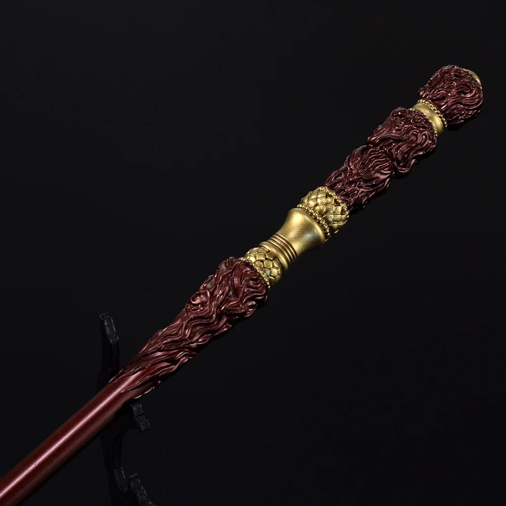 Black Myth: WuKong Weapon Sun Wukong Magic Golden Cudgel Game 22cm Metal Swords Weapon Model Display Ornament Crafts Gifts Toys