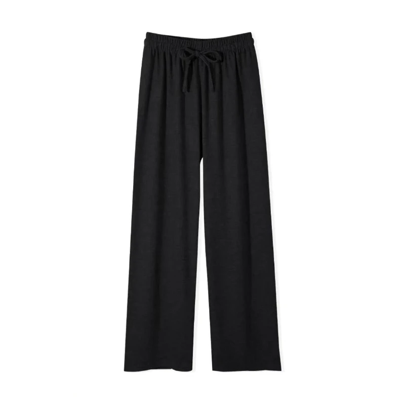 

2026 Girls‘ Korean Loose Fit Casual Pants for Autumn, Soft Rice Texture Trousers for Big Kids, Trendy Everyday Bottoms New