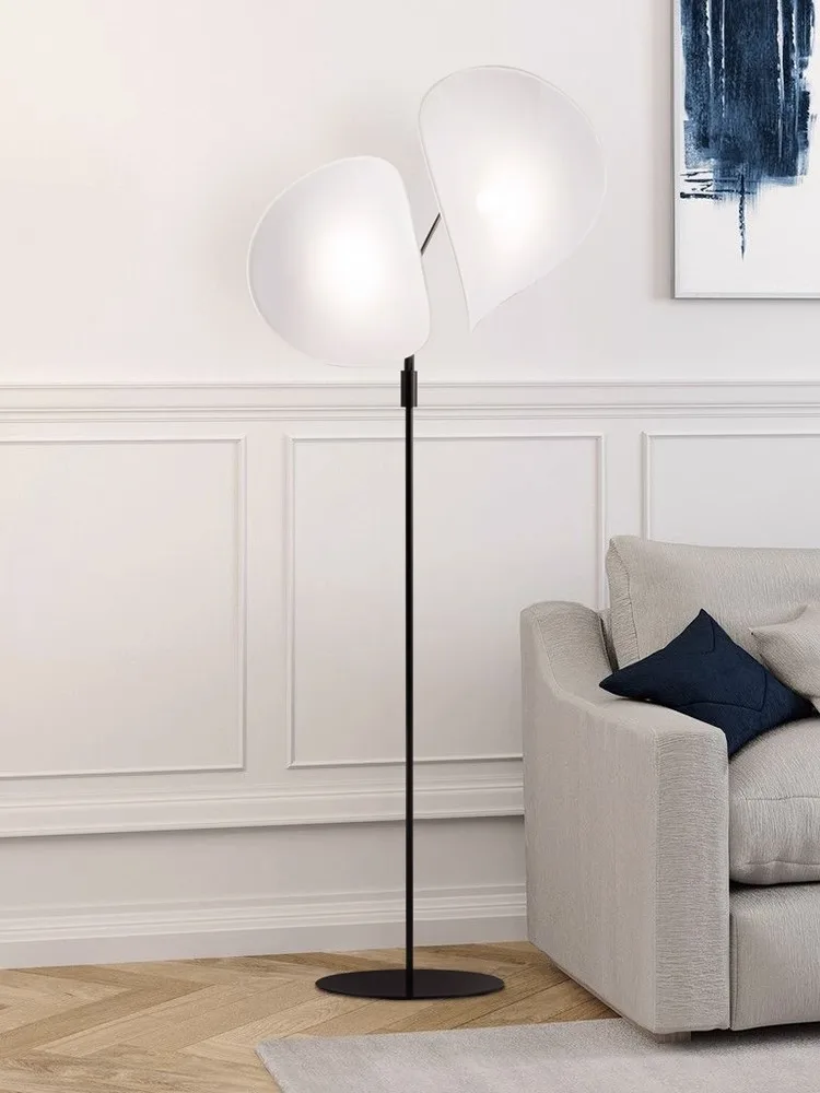 Imagem -04 - Modern Led Tecido Lâmpada de Assoalho Designer Living Room Corner Lamp Villa Parlor Quarto Bedside Decor Simples Lumind Lâmpadas