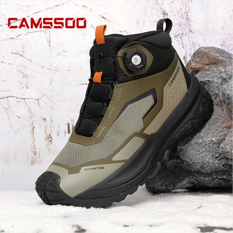 

CAMSSOO Hiking Shoes Men Snow boots Outdoor Sports hunting shoes travel boots Climbing Shoes women Trekking Sneakers ankle boots