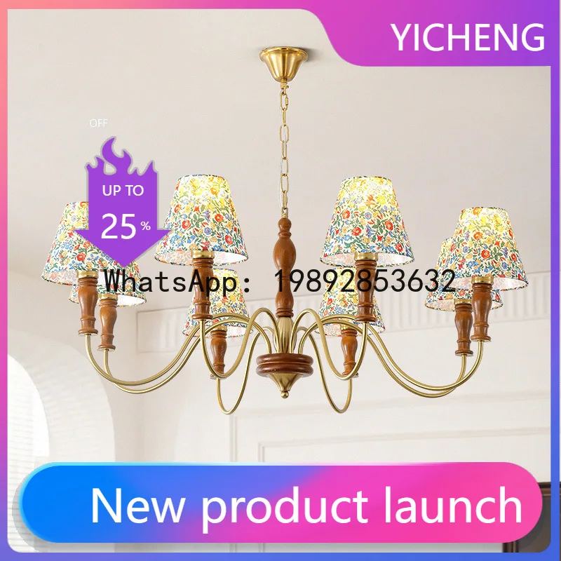 

DD Living Room Chandelier, Medieval Style Dining Room Lamp, Vintage High-End Bedroom Lamp, Study Room Lamp
