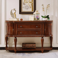 Vintage Classic Console Table Luxury Beauty Entrance Hall Design Console Table Storage Trendy Woonkamer Tafel Furniture