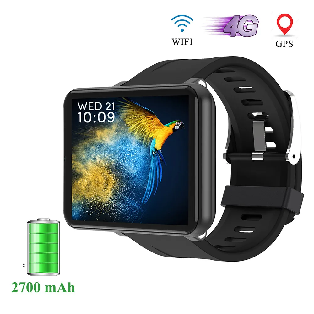 4G 2.86 Inch WIFI Full Screen Smart Watch Android 7.1 3GB 32GB 5MP Camera 480*640 Resolution 2700mah Battery Smartwatch Men