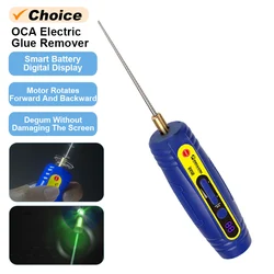 MECHANIC iR12 OCA Electric Glue Remover Machine Multifunctional Speed Regulation LED Lighting Grinder Phone Screen Cleaning Tool
