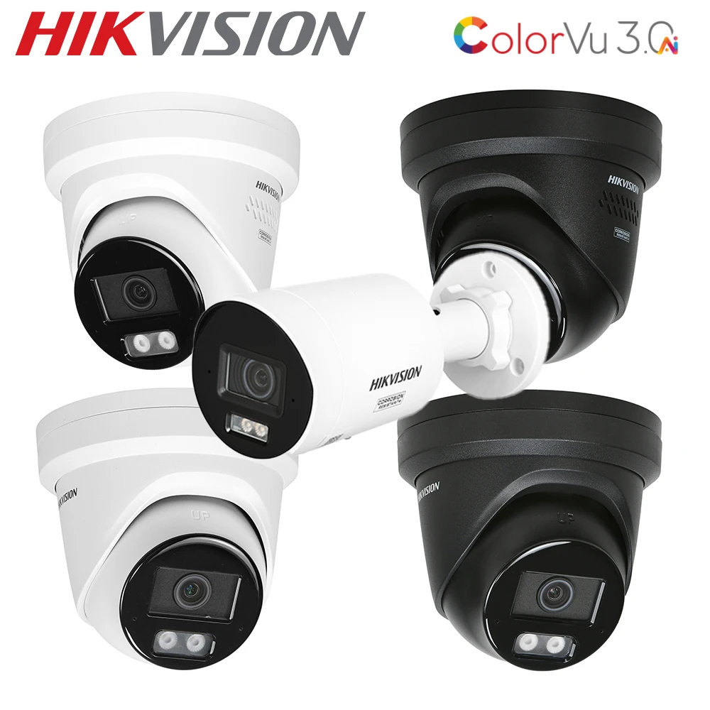 Hikvision ColorVu3.0 IP Camera 8MP 4MP Anti-corrosion 1/1.8