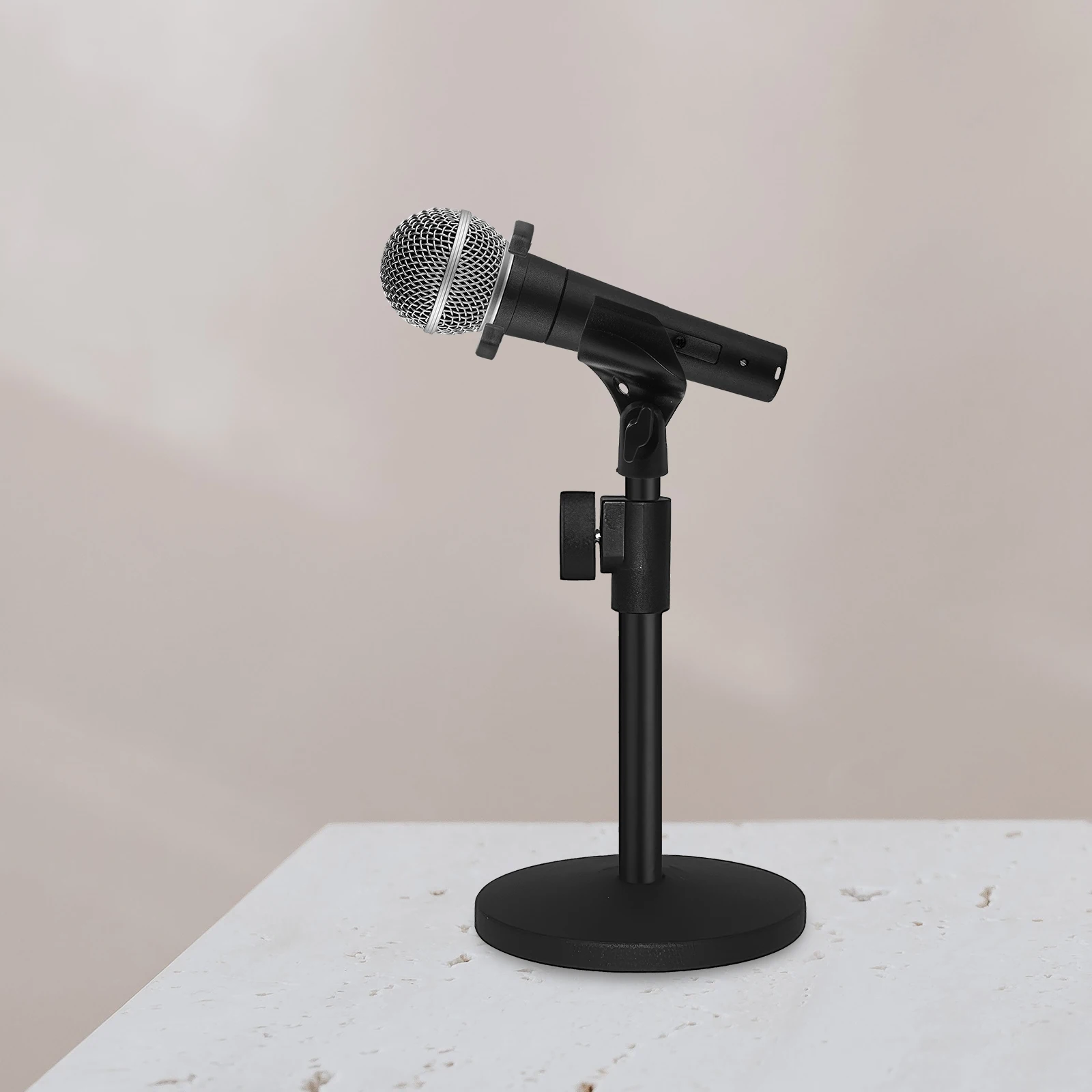 2 Pcs Microphone Clip Clips Holder Large Clamps for Stand Copper Accessories Wireless Adjustable