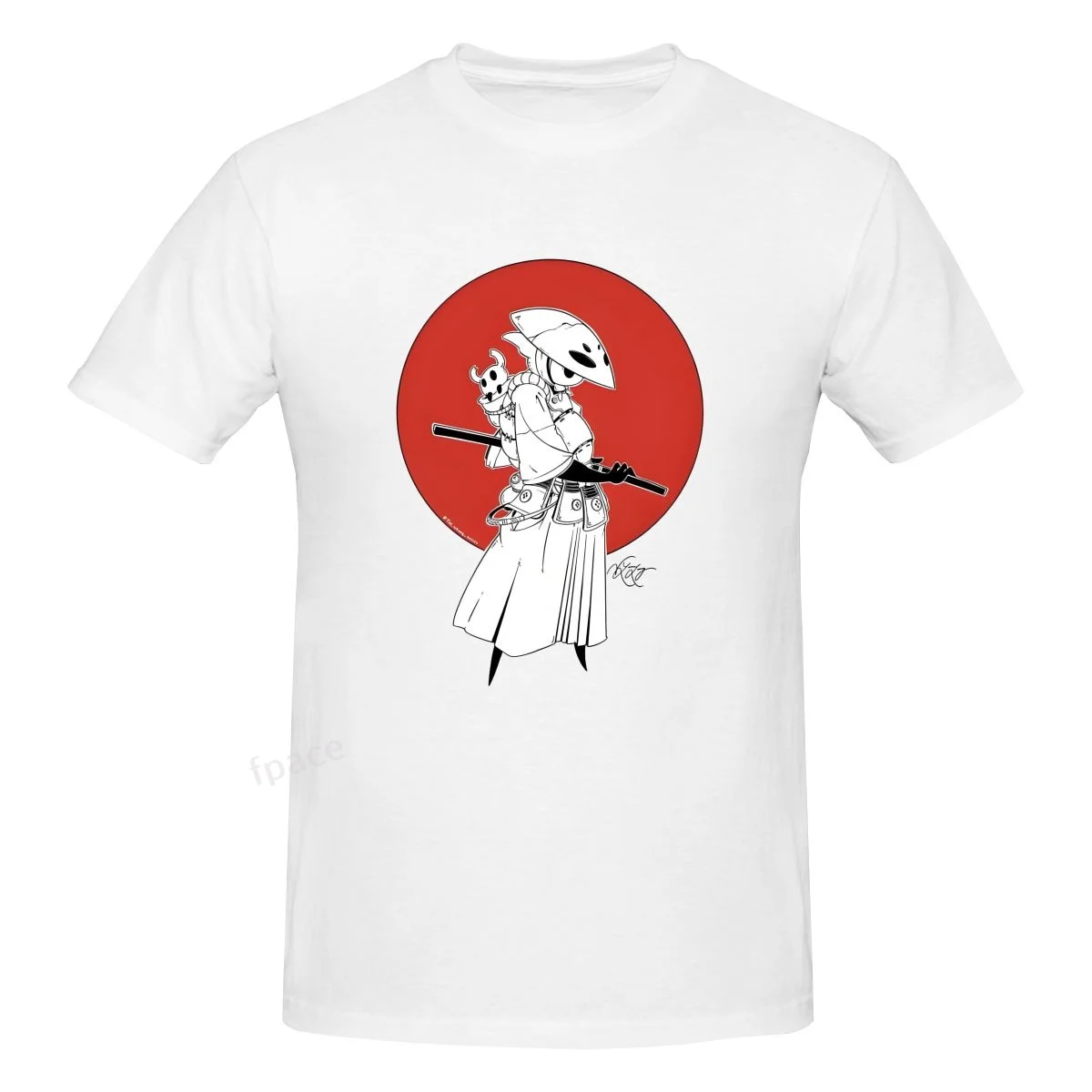 

Hollow Knight JAPAN ANIME Ninja Men Clothing Tops Fun T Shirt Casual Cotton Summer Men's Basic Short Sleeve T-Shirt