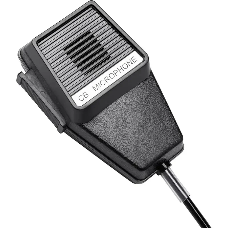 CM4 CB Microphone Speaker Compatible 4-Pin Mic Microphone Two Way Radios with Cobra Superstar Midland Uniden Audioline CB Radios