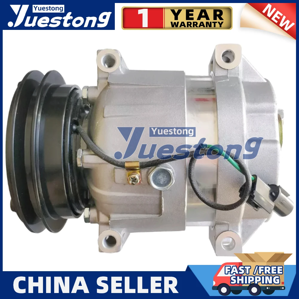 AC Compressor 11Q6-90040 for Hyundai R80-7 SL730 SL733 SL735 SL760 SL763 SL765 A5W00258A 11Q6-90041