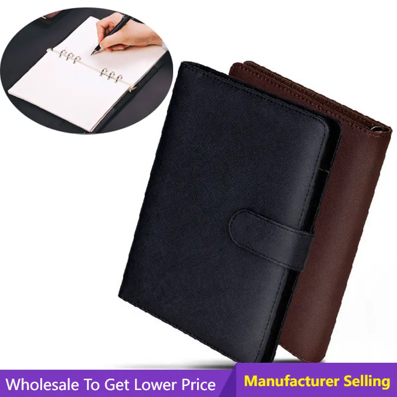 

Portable Notebook Loose-leaf Detachable Buckle Ring Thickening A5 Business Notebook Stationery Office Office Diary Meeting Book