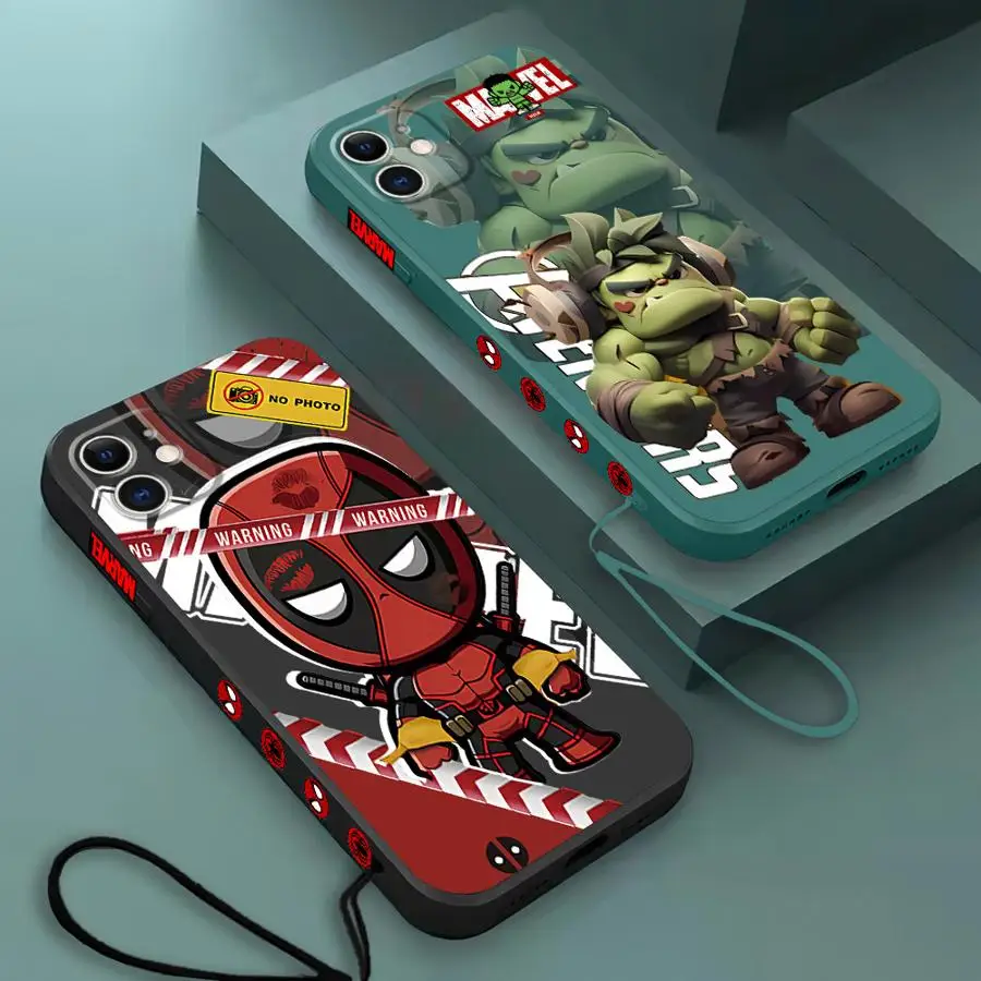 เคสโทรศัพท์ Marvel ลายการ์ตูนสไปเดอร์แมนสำหรับ iPhone XS MAX 12 MINI 13 Pro SE 11 XR 8 7 15 PLUS 14PROMAX TPU เคสนิ่มทำจากซิลิโคน