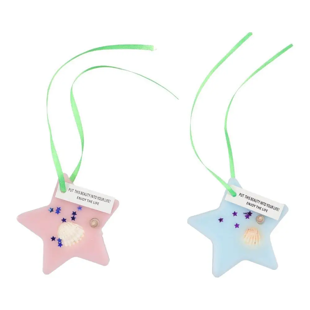 Aromatherapy Star Wax Tablet Persistent Fragrance Solid Car Fragrance Pendant Long-lasting Star Wardrobe Deodorizer Indoor