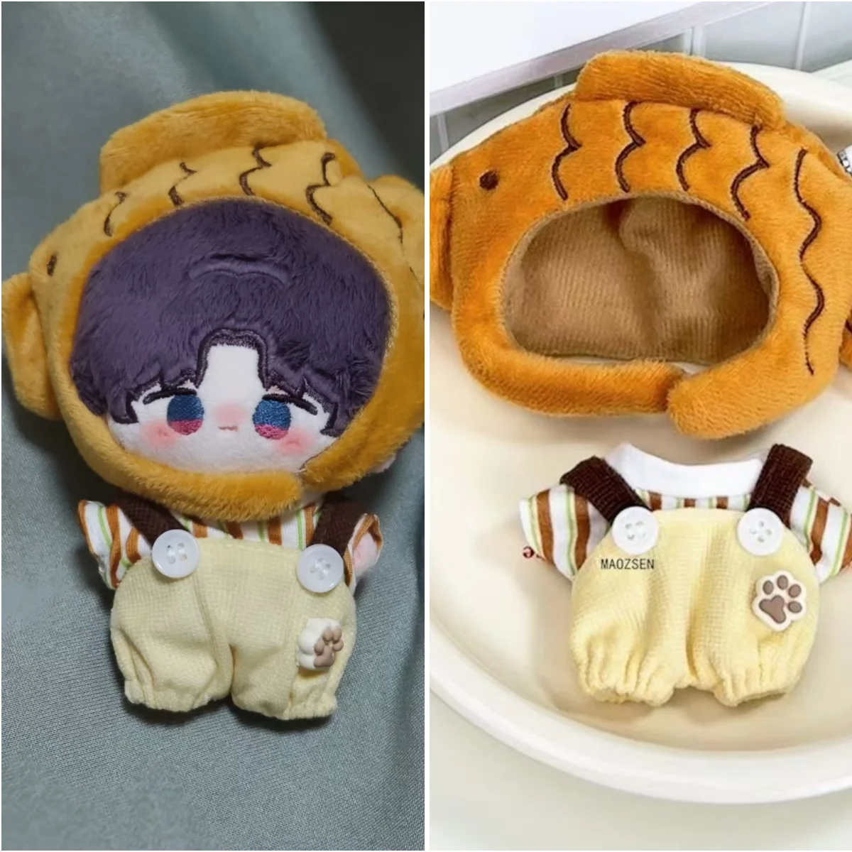 

Love and Deepspace Xavier Zayne Rafayel ralayo Sylus 10cm Cotton Doll Hat Idol T-shirt shorts Plush Doll-Hat Hood Head Cover Cap