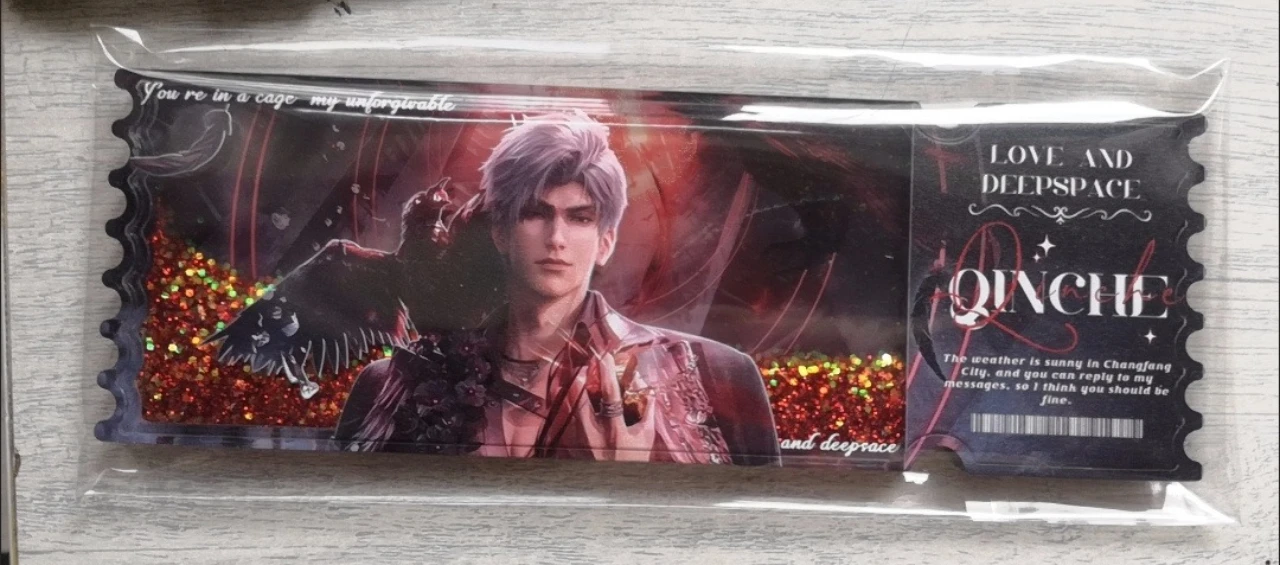 18 cm Amor y Espacio Profundo Juego Textura Acrílico Fluente Arena Ticket Merch - Sylus, Zayne, Xavier,Rafayel Figura Decoración