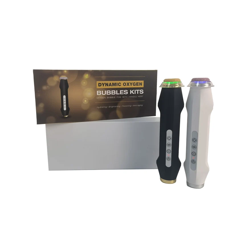 2024 novo design portátil cápsulas de oxigenação de bolha de co2 vagens recarregável oxigênio pele aperto máquina facial