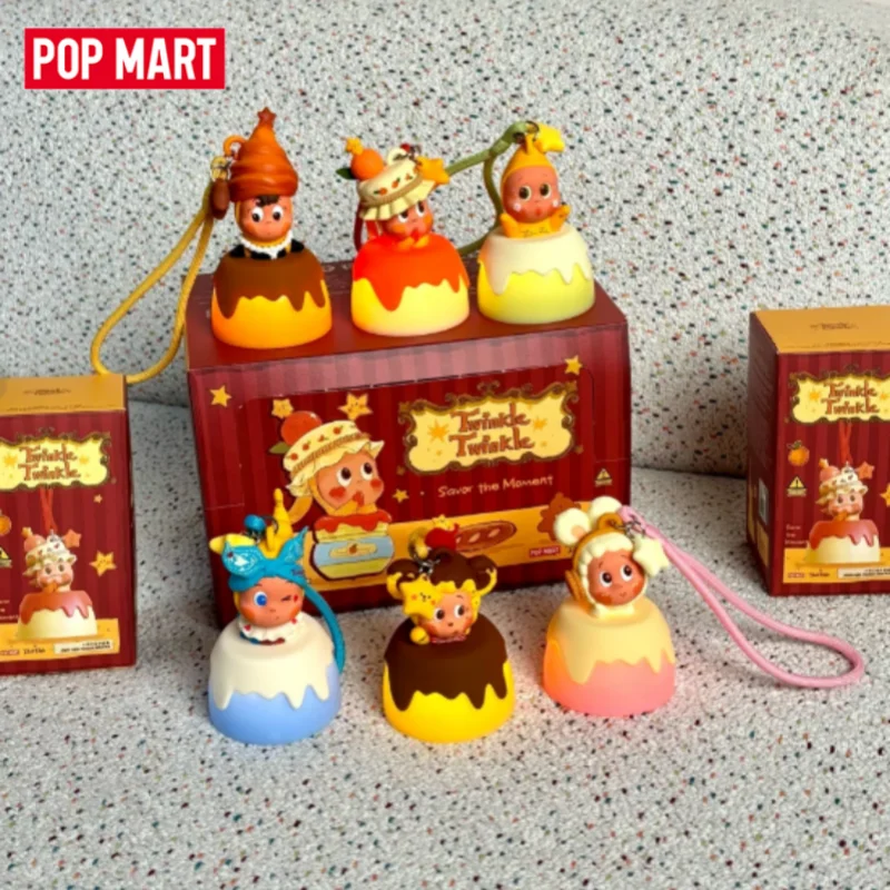 

POPMART Twinkle Twinkle SAVOR THE MOMENT Series: Силиконовый ночник-сюрприз в закрытой упаковке, коллекционная фигурка, игрушка, аниме-персонаж
