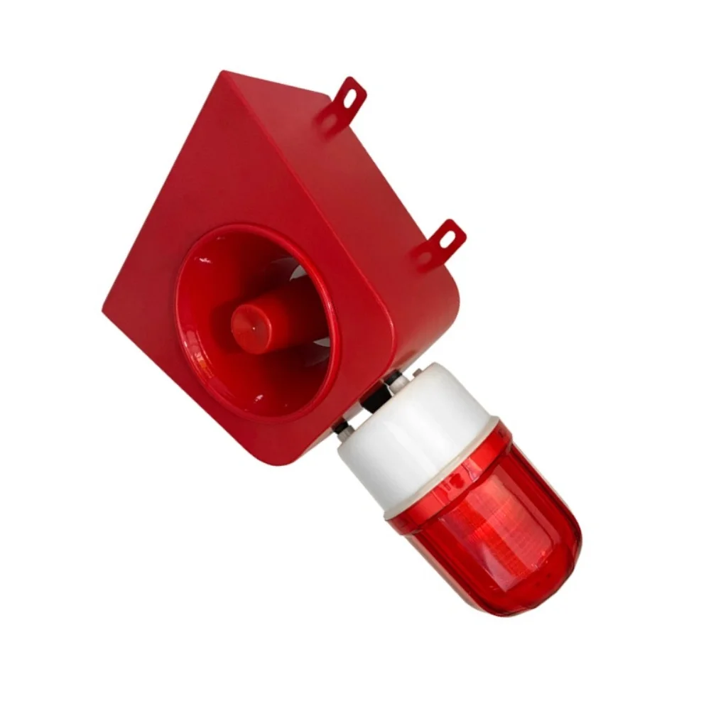 Fire Alarm Speaker 24V IP65 Rated for Industrial Environments with USB Audio Update and Multi-Group Audio Playback
