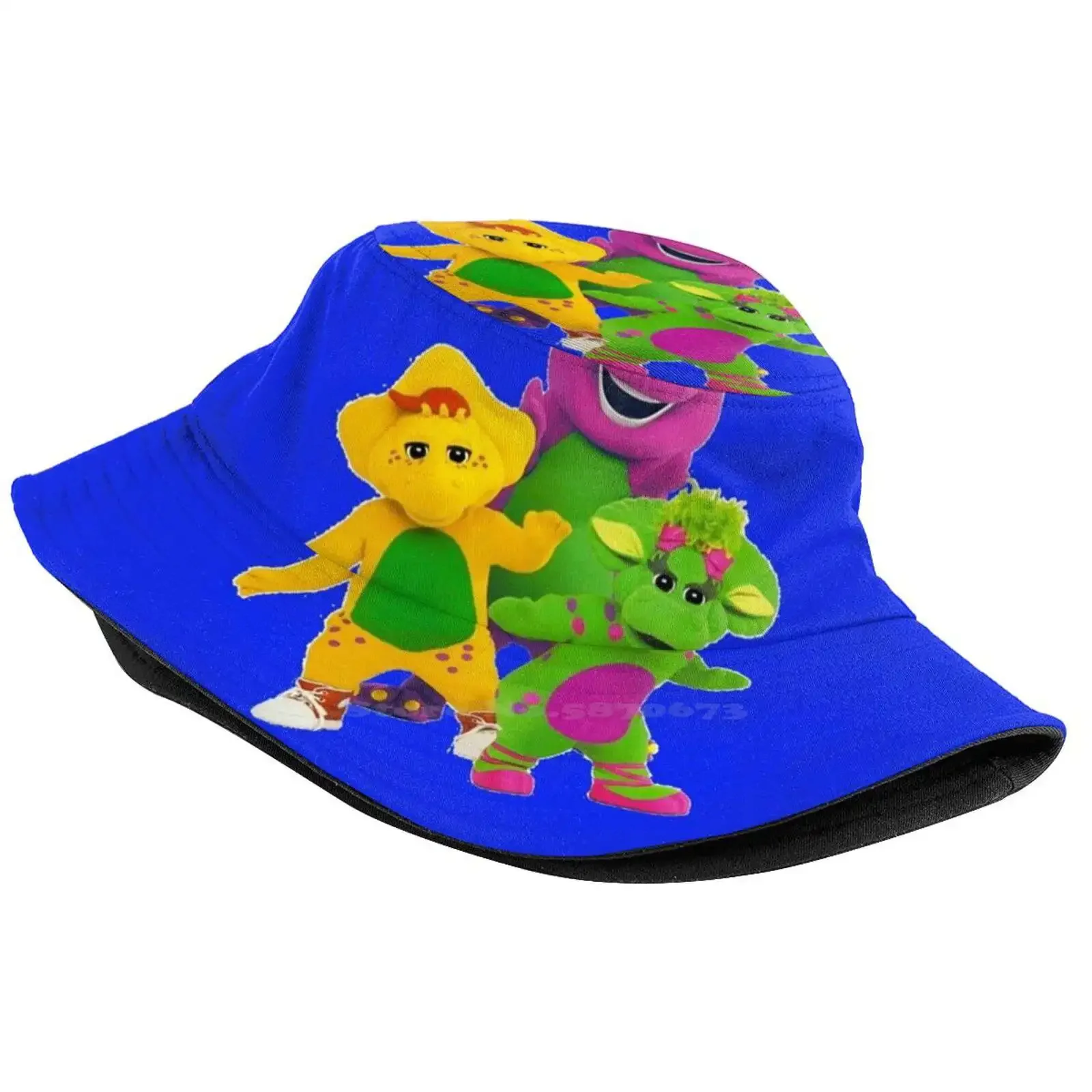 Barney The Dinosaur And Friends Unisex Fisherman Hats Bucket Hats Barney The Dinosaur Barney The Dinosaur Barney Barney Barney