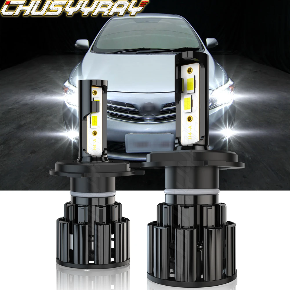 

CHUSYYRAY Car lights Compatible For Toyota Prius 2004-2007 2008 2009 LED 9003 H4 Headlight Hi/Lo Light Bulbs Car accsesories