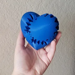 Heart Shaped Gear 3d Printed Gear Heart Shaped Fingertip Toy 3d Printed Heart Shaped Gear Heart Shaped Gear Fingertip Toy Stress