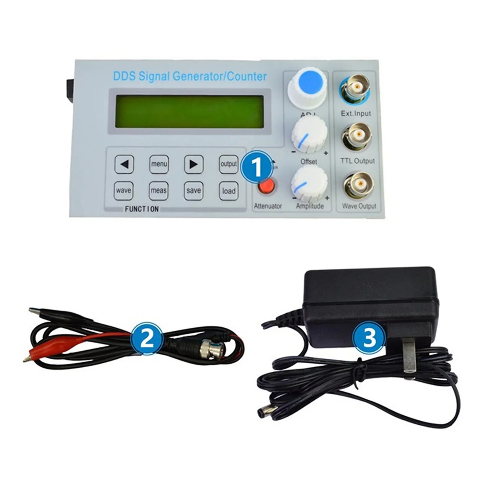 

SGP1010S Embedded Panel DDS Function Signal Generator Frequency Counter 10MHz Plastic 0Hz-10MHz Signal Generators