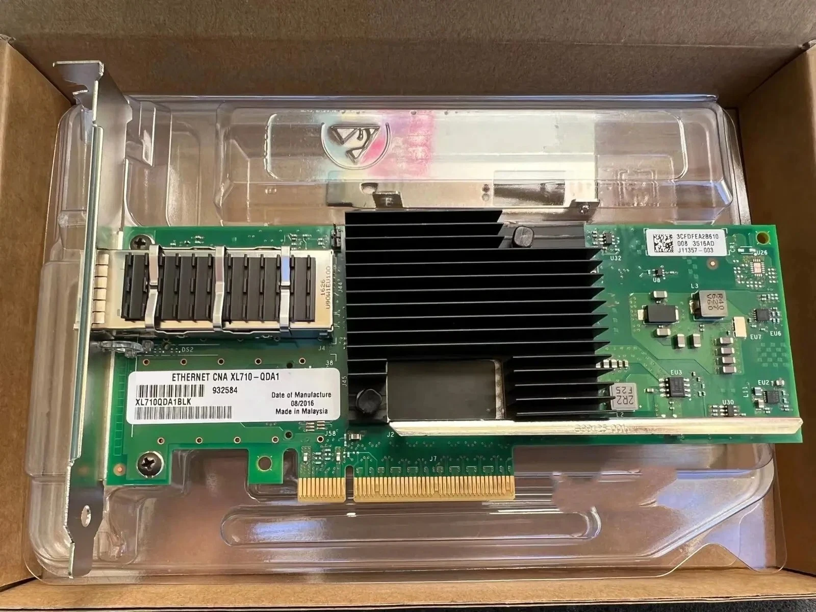 For Intel XL710-QDA1 QSR1 single port 40G optical port network interface card