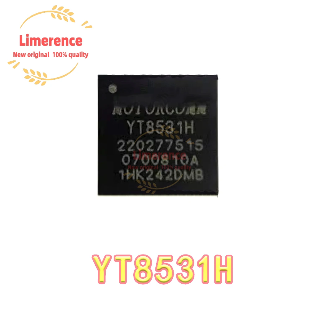 5PCS/LOT   YT8531H YT8531C YT8521SH-CA YT8511H YT8512H YT8512C YT8510C YT8510H  QFN SMD Ethernet chip New In Stock Original