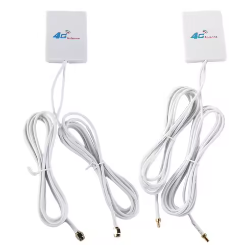 CRC9 SMA 1pc High Gain 2M Cable 3G 4G TS9 CRC9 SMA Enhanced Signal LTE Antenna SMA Connector Router Adapter External Antenna
