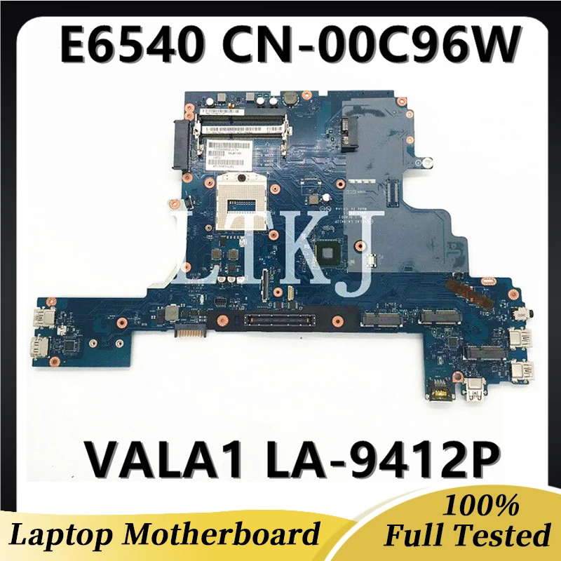 

CN-00C96W 00C96W 0C96W High Quality Mainboard For Latitude E6540 Series Laptop Motherboard VALA1 LA-9412P DDR3L 100% Full Tested