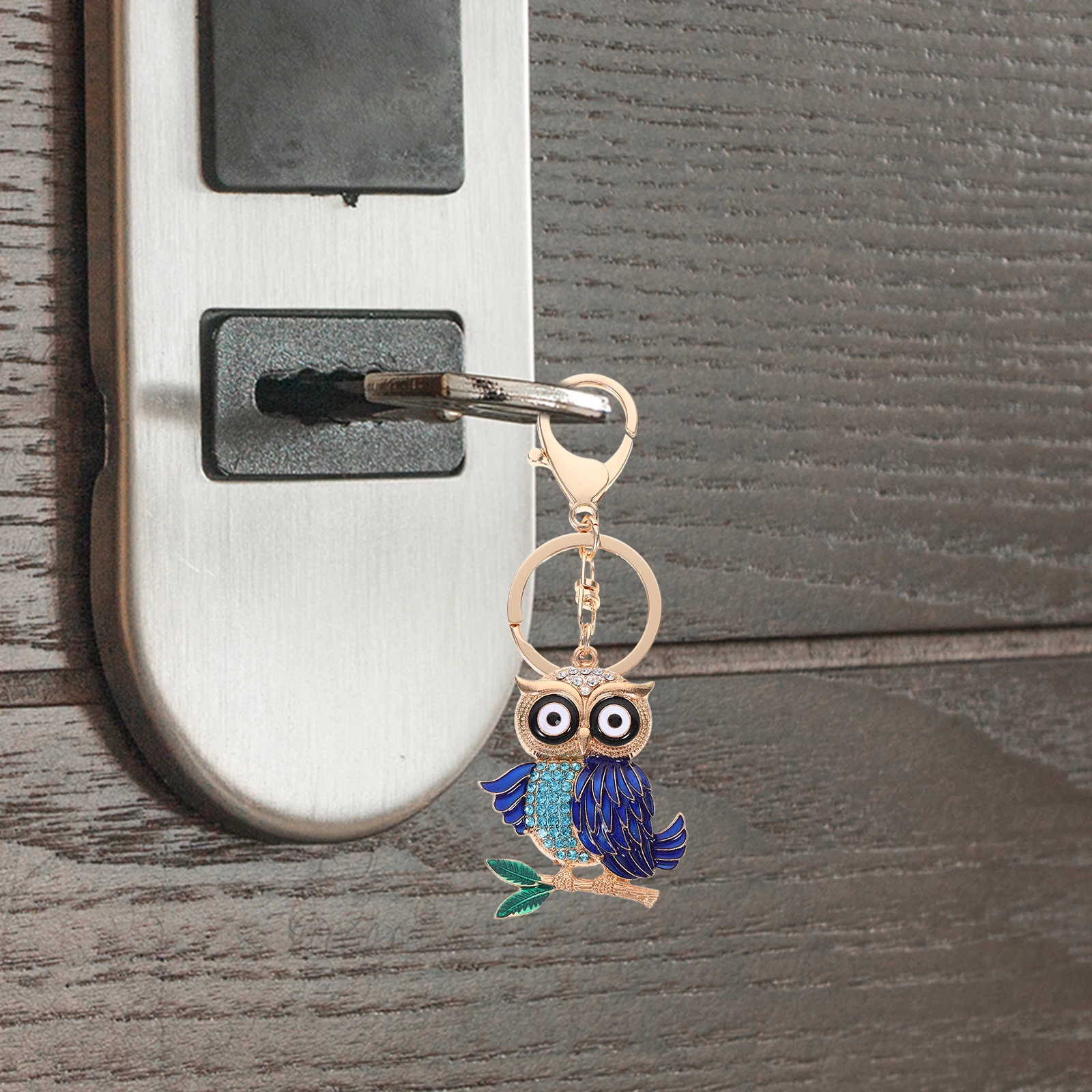 

Кошельки Сова Брелок Сумка Подвеска Милый мультяшный животный Рюкзак Очаровательные ювелирные изделия Синий