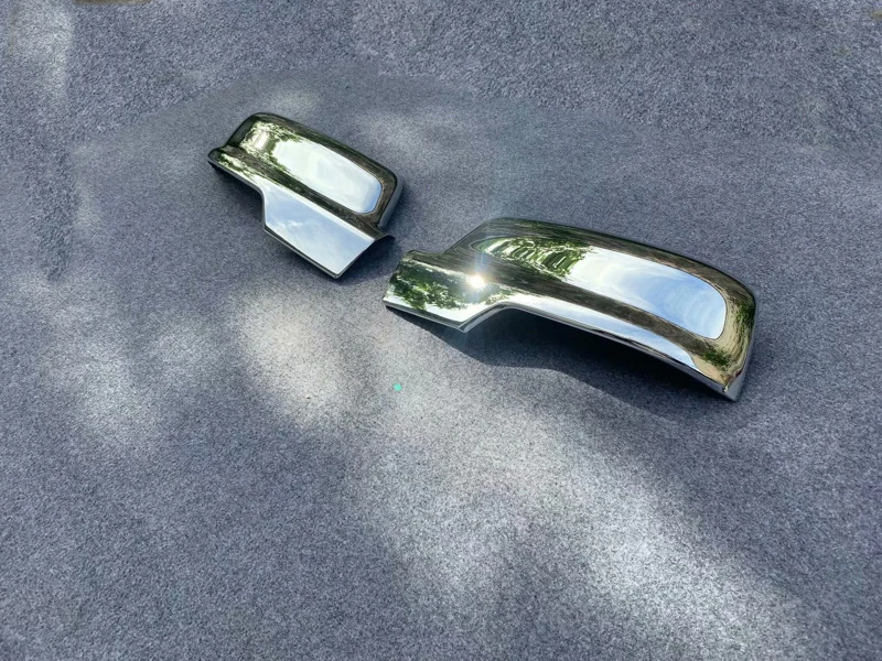 For DODGE Ram 1500 (DT) Ram pickup 2019-2021 ABS Chrome Door Side Mirror Cover Trim Rear View Cap Overlay Molding Garnish