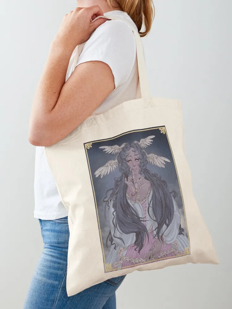 

Angel Girl Tote Bag Woman shopper bag tote bags men Canvas bag for women