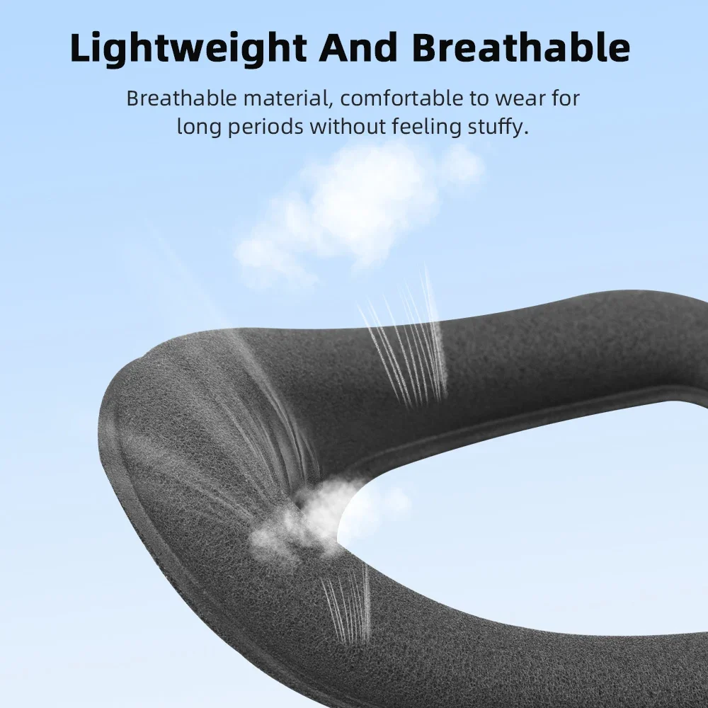 قناع عين BRDRC لنظارات DJI 2/3/Integra الإسفنج الغطاء الواقي استبدال لوحة الوجه الناعمة وسادة العين لملحقات Avata 2