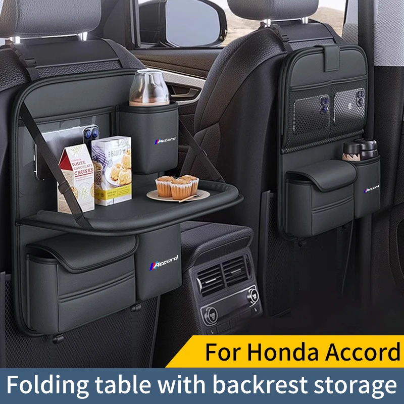 

Для Honda Accord 6 7 8 9 10th заднее сидение автомобиля маленькая настольная доска автомобильная сумка для хранения многофункциональная фотокоробка