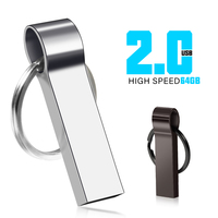 JASTER Metal USB Flash Drive 128GB Business Gift USB Memory 64GB Silver Pen Drive 32GB High Speed Memory Stick 16GB Grey U Disk