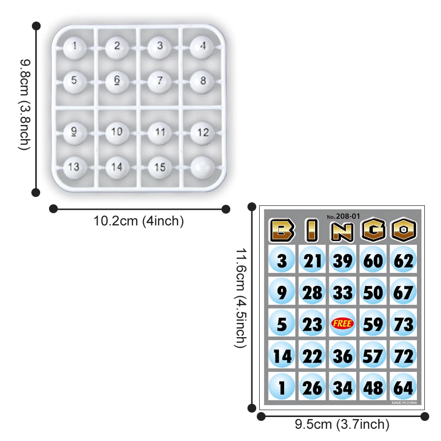 Bingo Lottery Machine Cage Lottery for Bingo Game Set Adult Family Large Party Entertainment Tabletop Board Game Sweepstakes