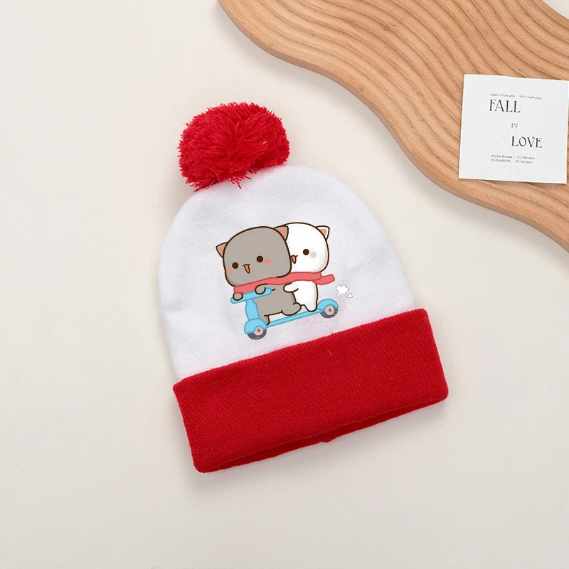 

Шапка-бини DUDU YIER в стиле хип-хоп для улицы, теплая, унисекс, эластичная, ярких цветов, вязаная, для девочек, зимняя шапка для детей