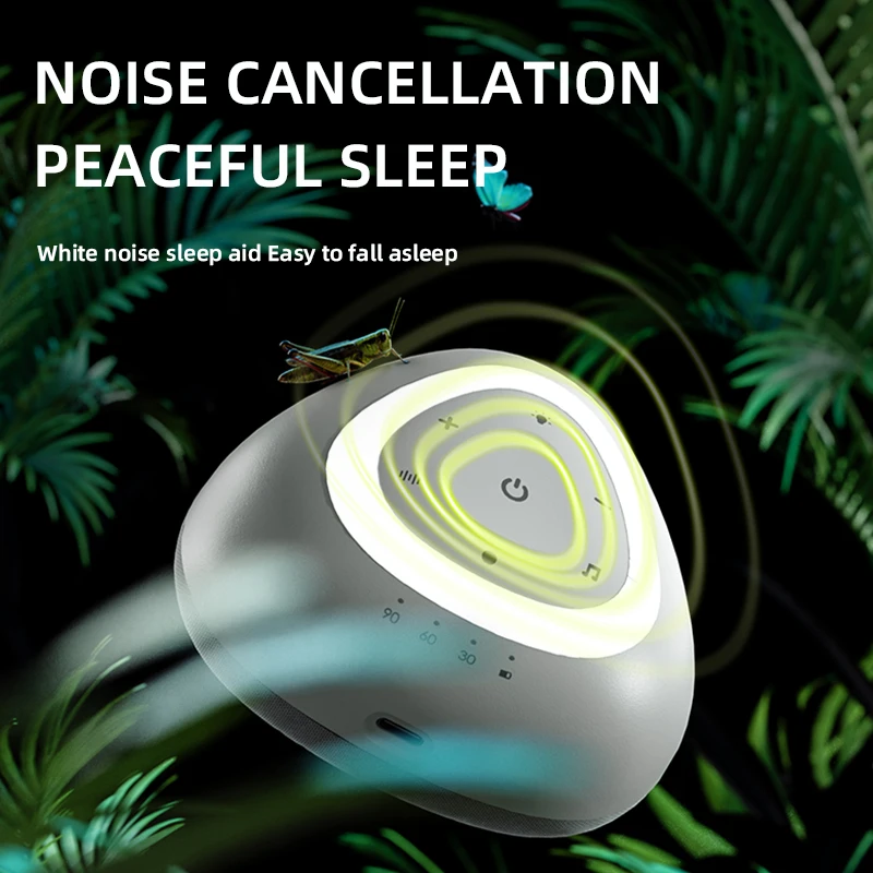 USB Sleep Auxiliary Machine White Noise Sleeping Instrument Anxiety Fast Sleep Device Brain Wave Music Improve Sleep Aid Travel