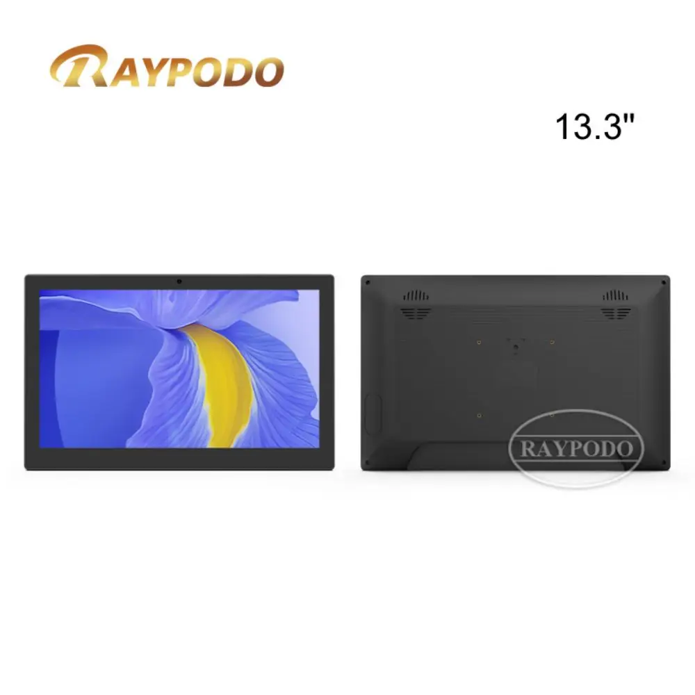 

RAYPODO 13.3" Wall Mount Tablet Android 11 - High-Performance Touchscreen Tablet with PoE Function for Smart Home and Commercial