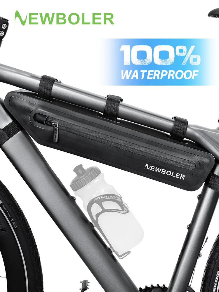 AliExpress NEWBOLER Bicycle Bags Cycling Top Tube Front Frame Bag Waterproof MTB Road Triangle Pannier Dirtresistant Bike Accessories Bags