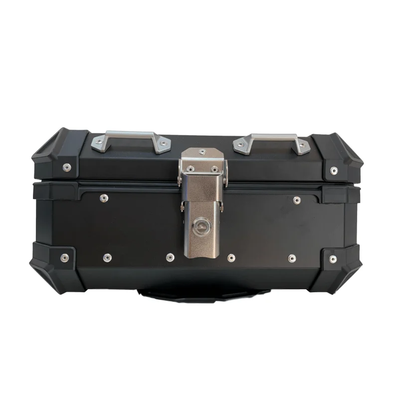 25l Motorcycle Tail Box Aluminum Top Case Waterproof Tail Box Motorcycle Alloy Zhuitu fullface Motorcycle helmet storage trunk