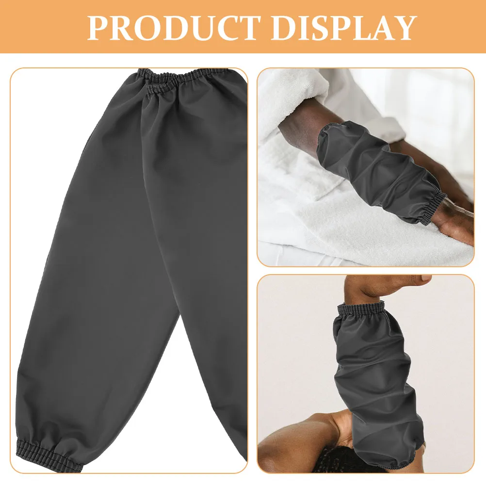 

Waterproof Oil Resistant Arm Sleeves Kitchen Cleaning Oversleeves Protective Work Cover for Women Men Gardening Painting