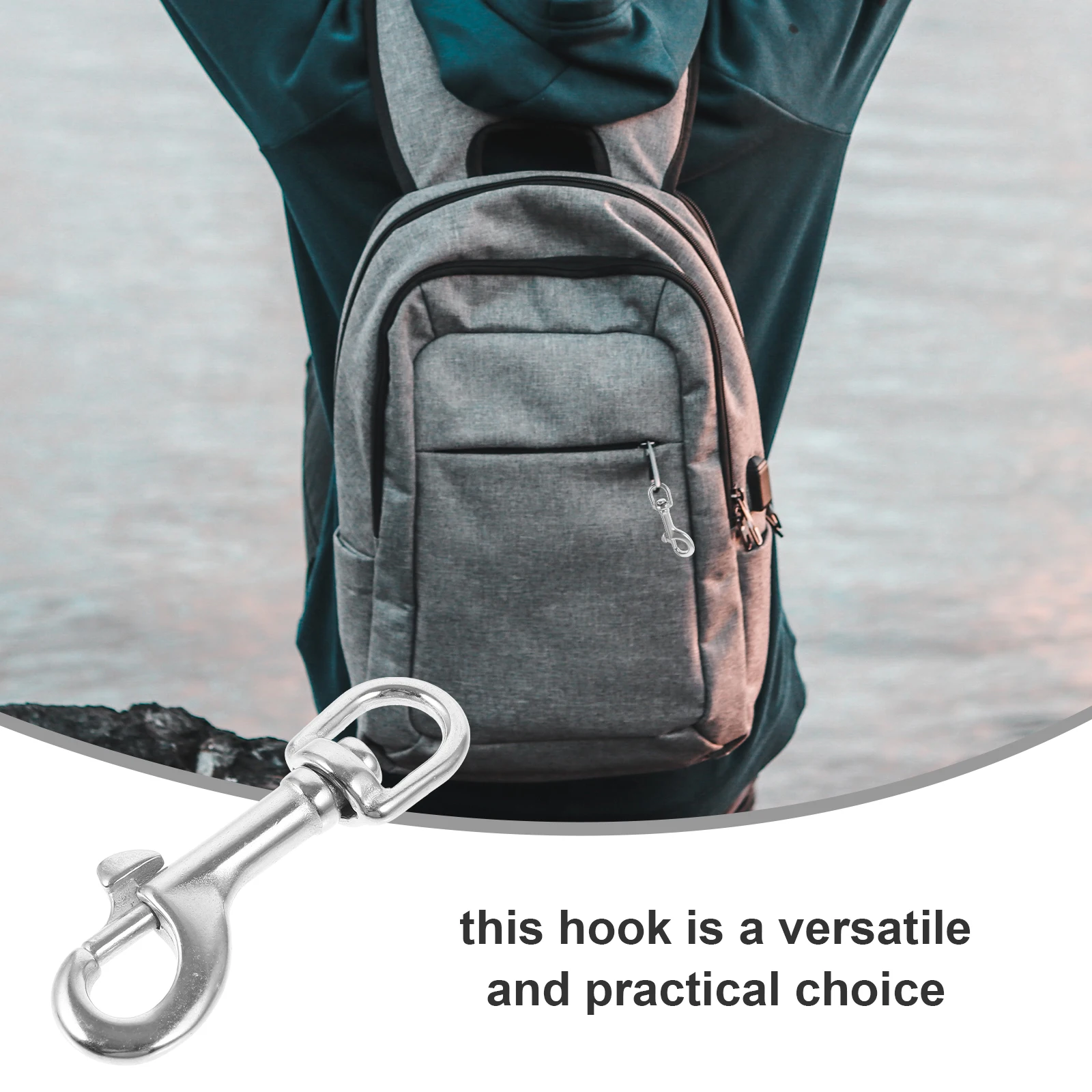 

Swivel Snap Hook Tenor Saxophone Neck Strap Hook Durable Compact Lightweight Keychain Hooks Dog Leash Clip Chain Collar