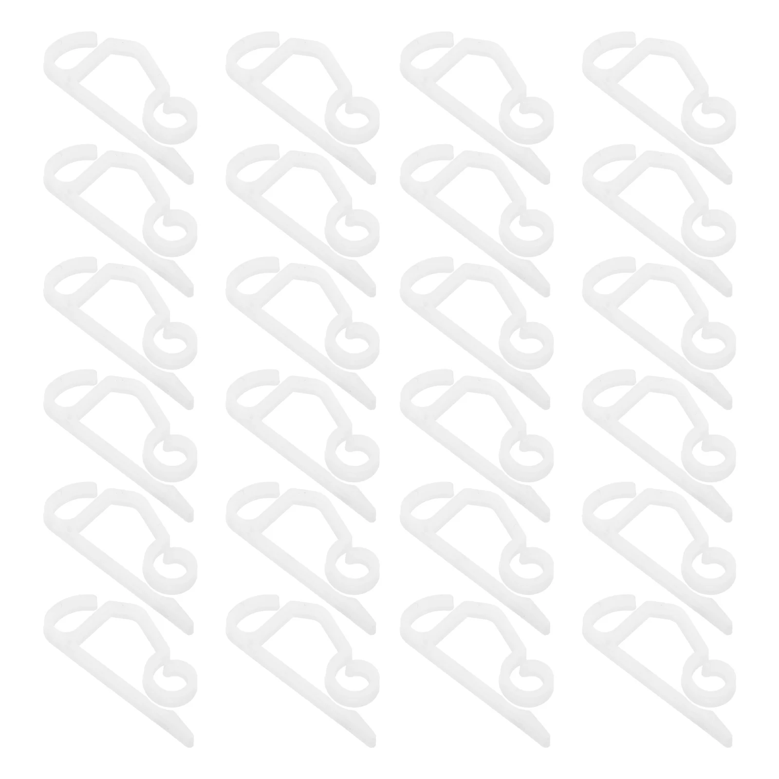 

50 Pcs Light Hook Party Hooks Outdoor Gutter Christmas Lights Clips Pp Mini